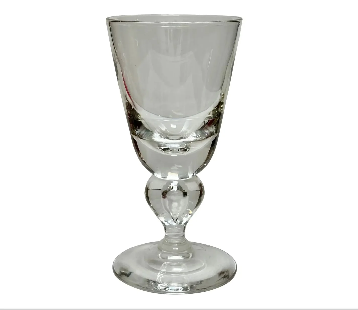Vintage Steuben Crystal Water Goblet or White Wine Stem 1 of 7