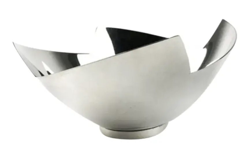Modernist Elsa Rady for Swid Powell Silver Plate "Wing" Bowl