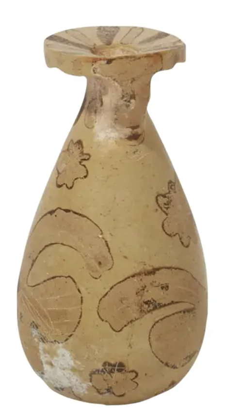 Antique Corinthian Painted Pottery Alabastrion, Circa 6th Century