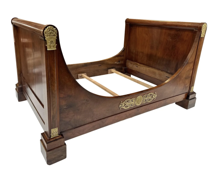 Antique Early 19th C French Empire Day Bed