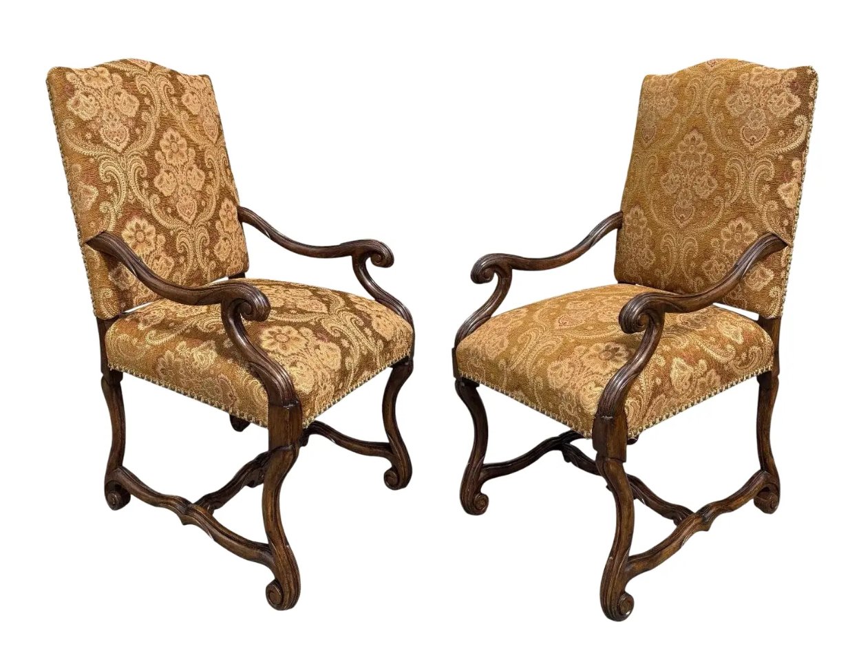 Pair of Panache for Michael Taylor Barcelona Arm Chairs