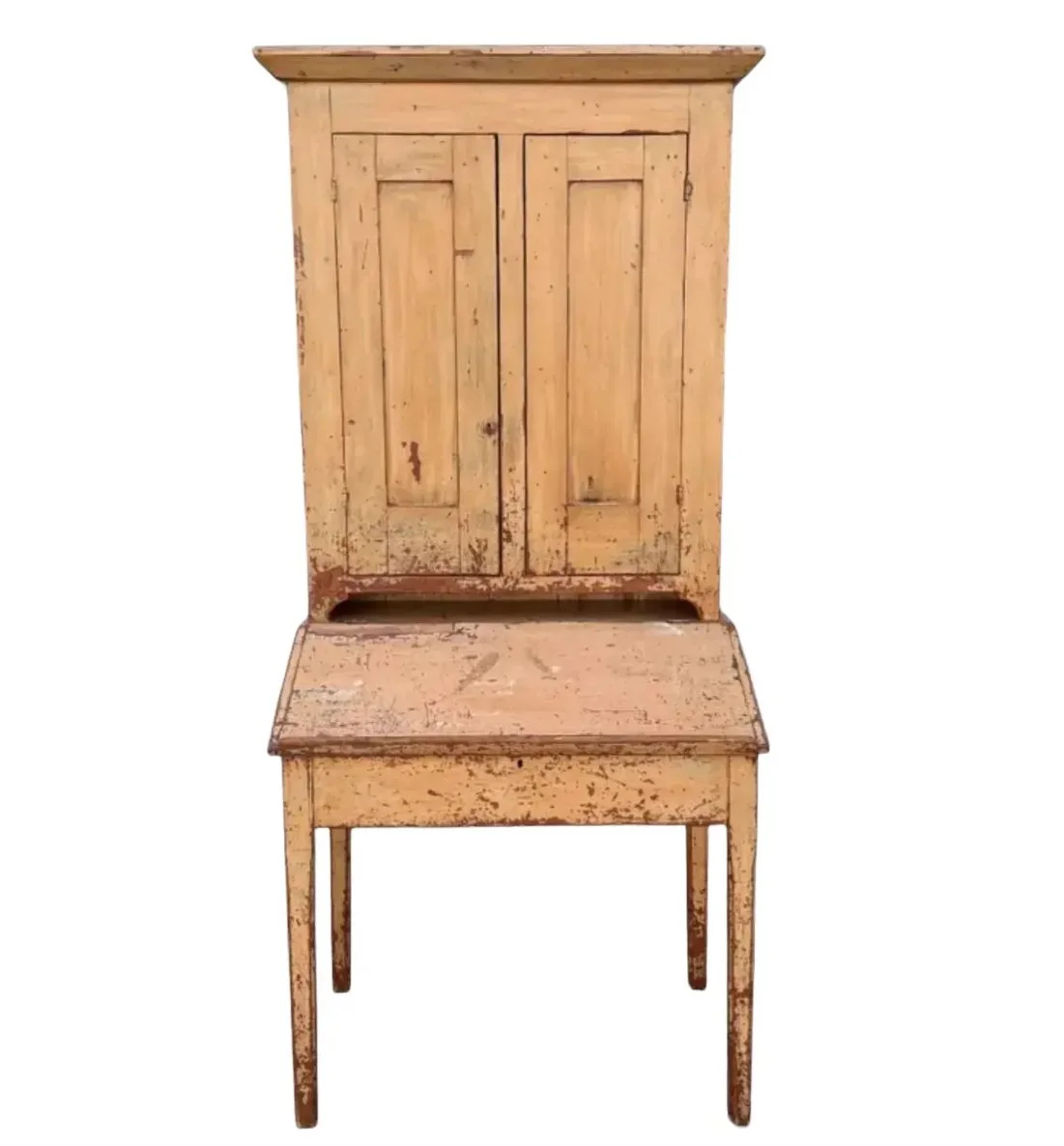 Antique American Country Slant Front Secretary