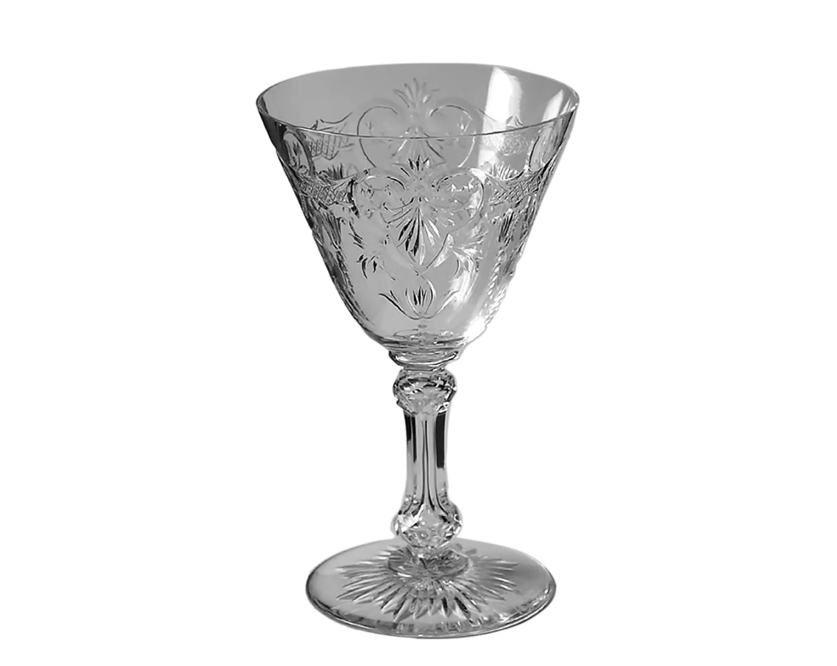 Baccarat Marennes French Crystal Claret Wine Stem - 1 of 2