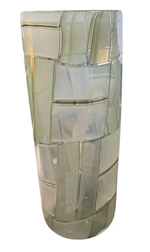 Mid Century Ercole Barovier Murano Italian Modern Art Glass Vase