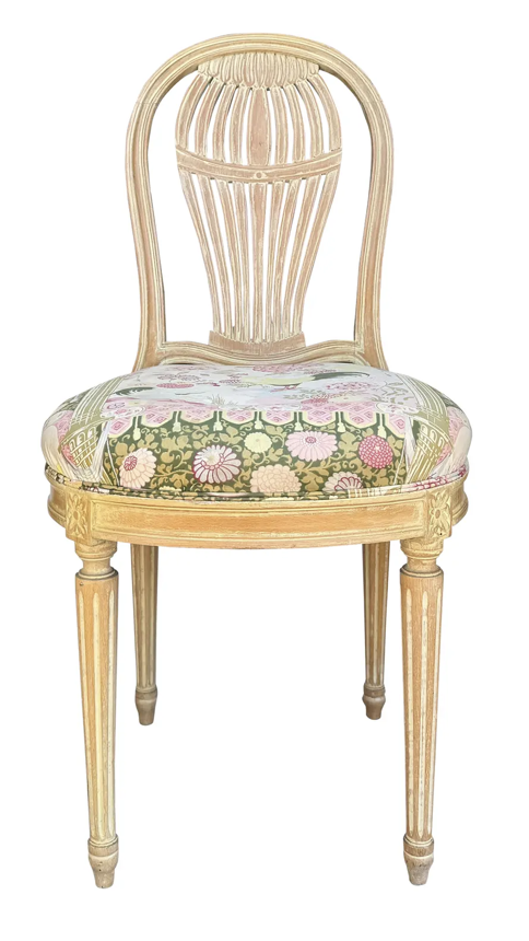 Vintage French Maison Jansen Hot Air Balloon Back Side Chair 1 of 4