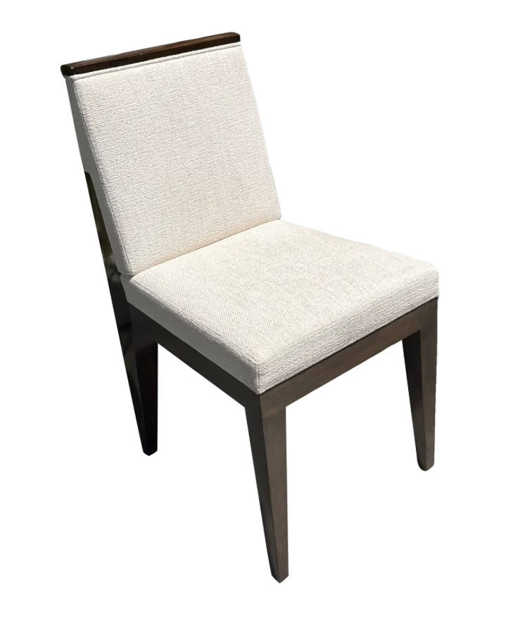 Modern Robert Marinelli Lasca Leather & Mahogany Designer Desk Chair
