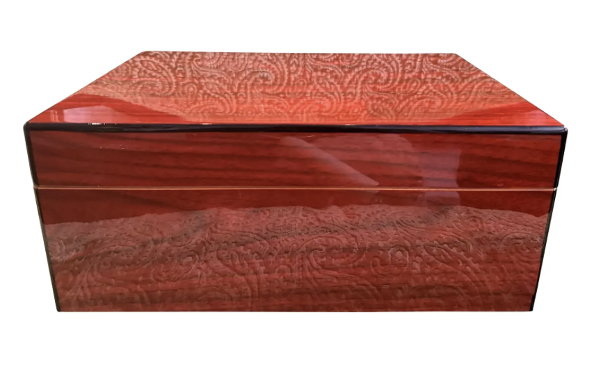 Genuine Daniel Marshall Hand Made Cedar Lined Mahogany Humidor