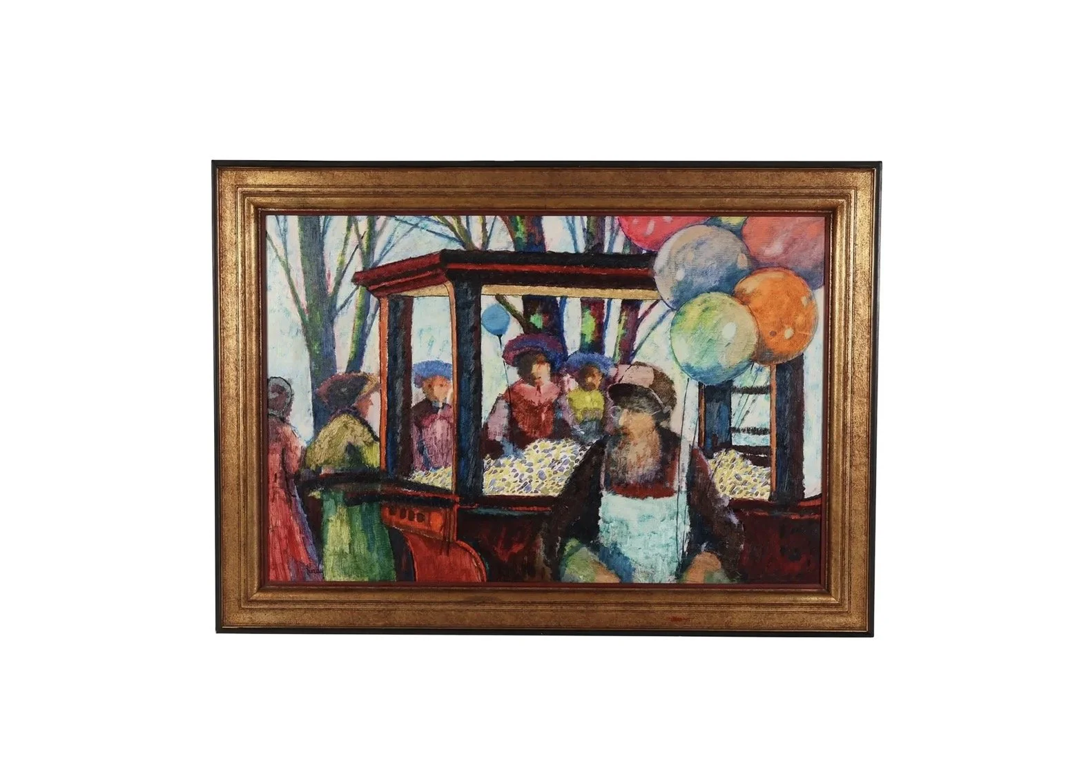 1960’s Donald Roy Purdy Modernist Oil Painting