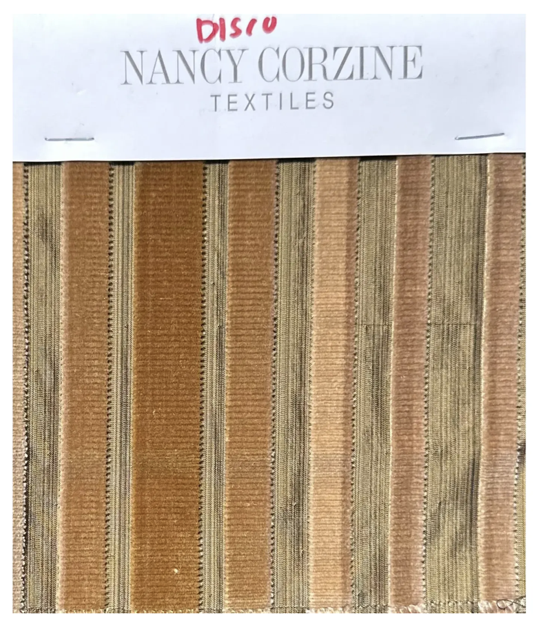 Nancy Corzine Silk Cut Velvet Fabric - Brindisi by the Yard