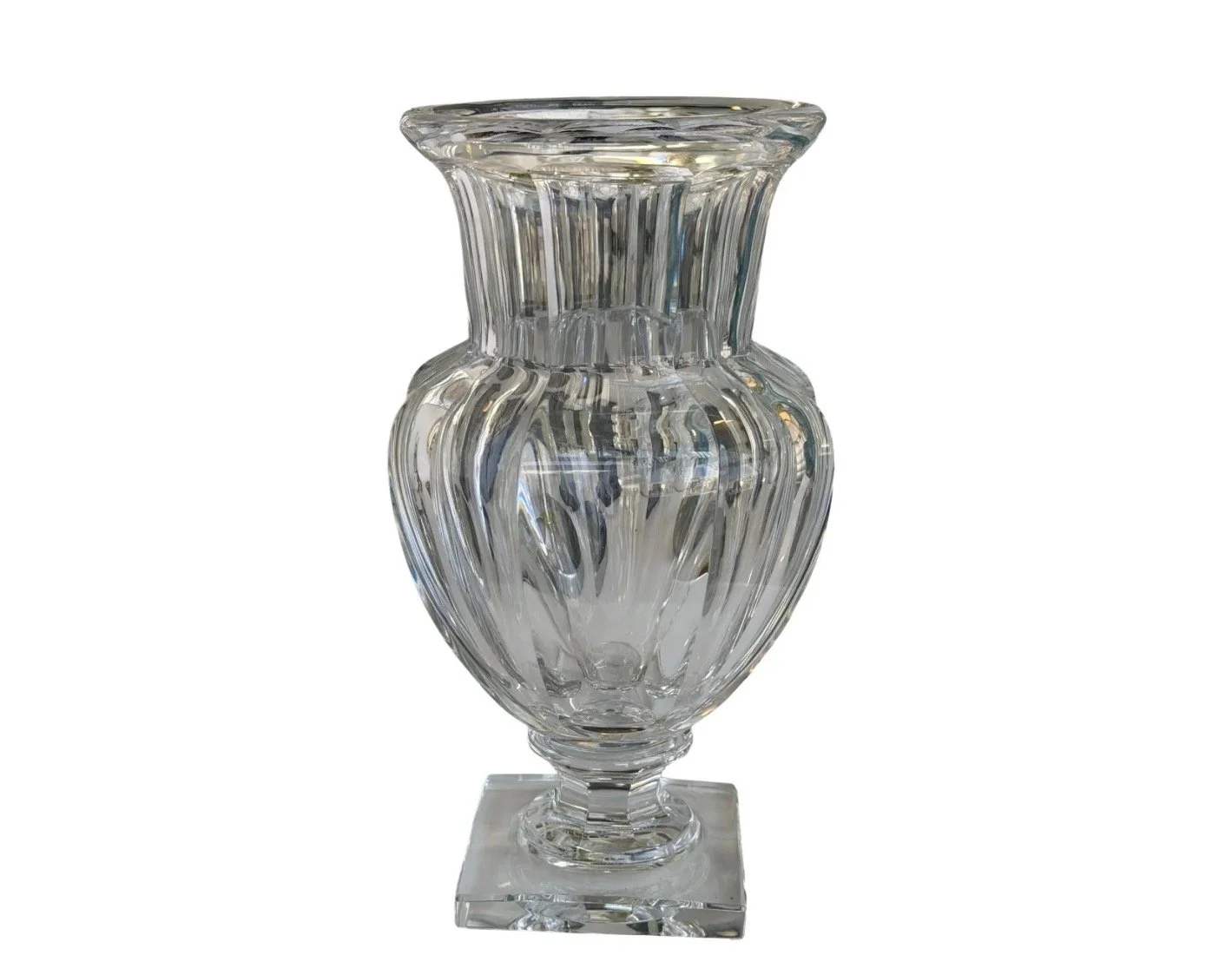 Baccarat Regence French Crystal Urn Form Vase