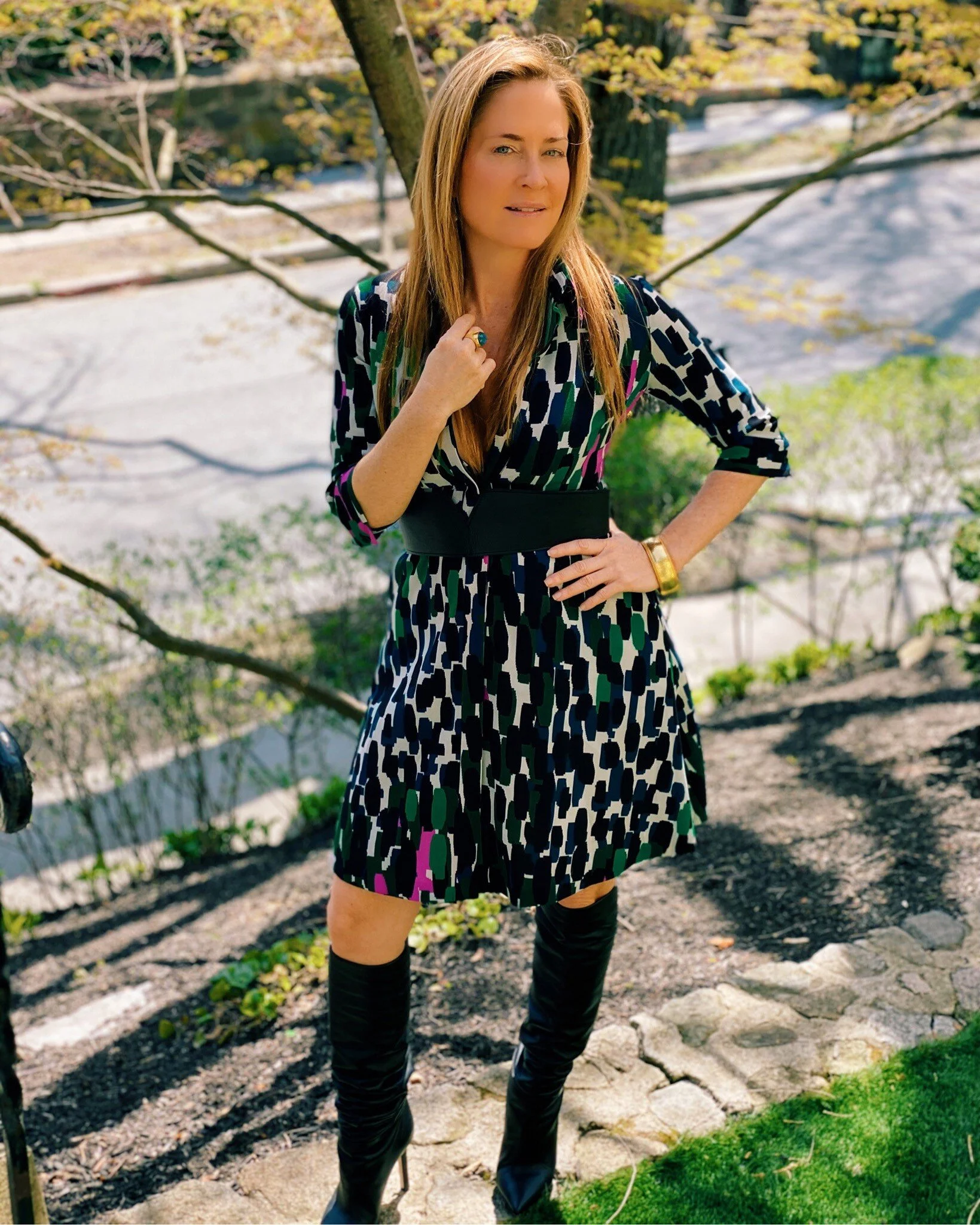 dress is Pirouette. Jewelry is Isabel Harvey.jpg