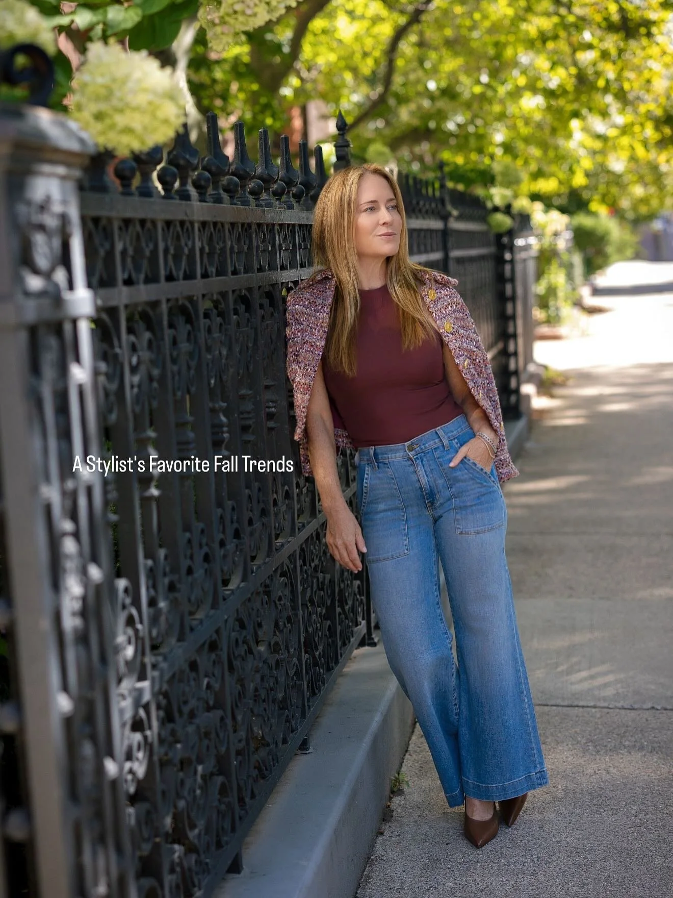 🍂 3 Fall Trends a Stylist Loves 🍂

	1.	The Tweed Blazer &ndash; polished, versatile, and forever chic.
	2.	The Lace Camisole &ndash; delicate and feminine, perfect for layering.
	3.	Brown Trouser Pants &ndash; the tailored neutral you&rsquo;ll wear