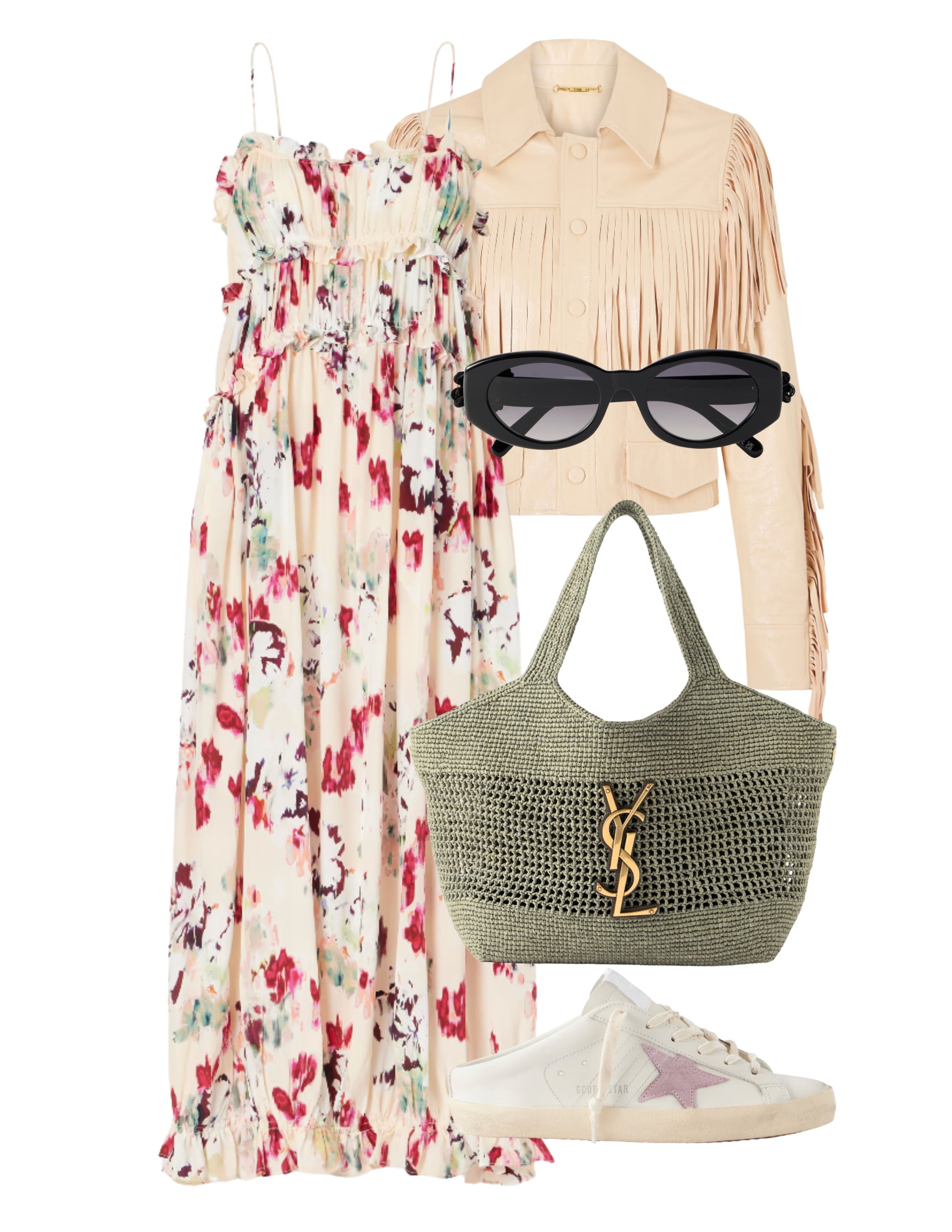 How to Master the Sneaker + Dress (or Skirt) Look