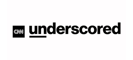CNN Underscored logo in black and white