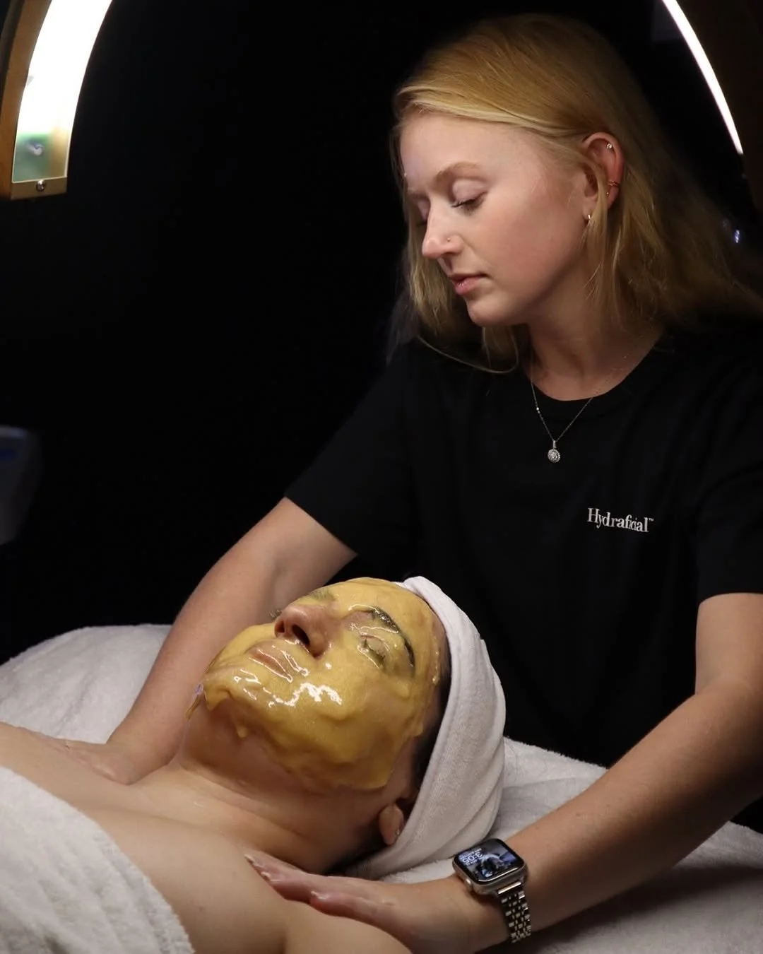 #Repost from @radiantskinandlaser.fl Skip the botox &amp; add a sheep placenta hydrojelly mask to your next facial 🤭

We know it sounds weird, but the @esthemax Australian Sheep Placenta jelly mask is so so good for reducing skin sagging, stimulatin