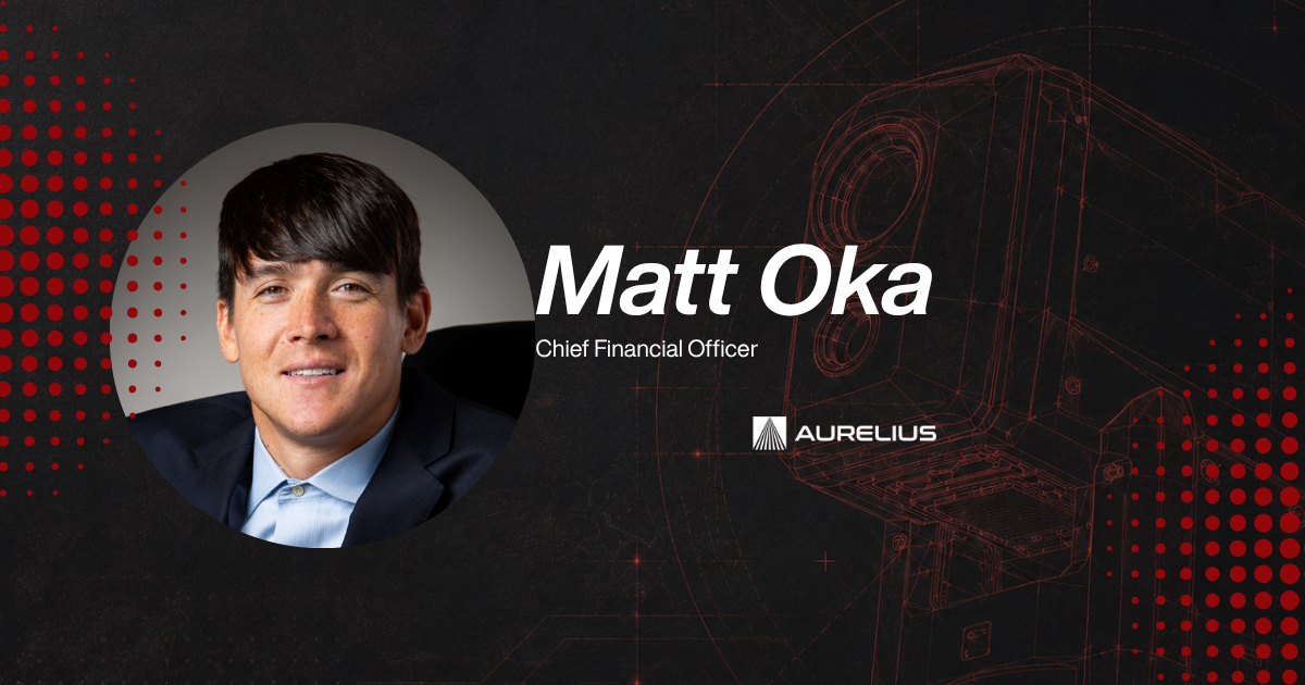 Aurelius Systems Announces Matt Oka as Chief Financial Officer