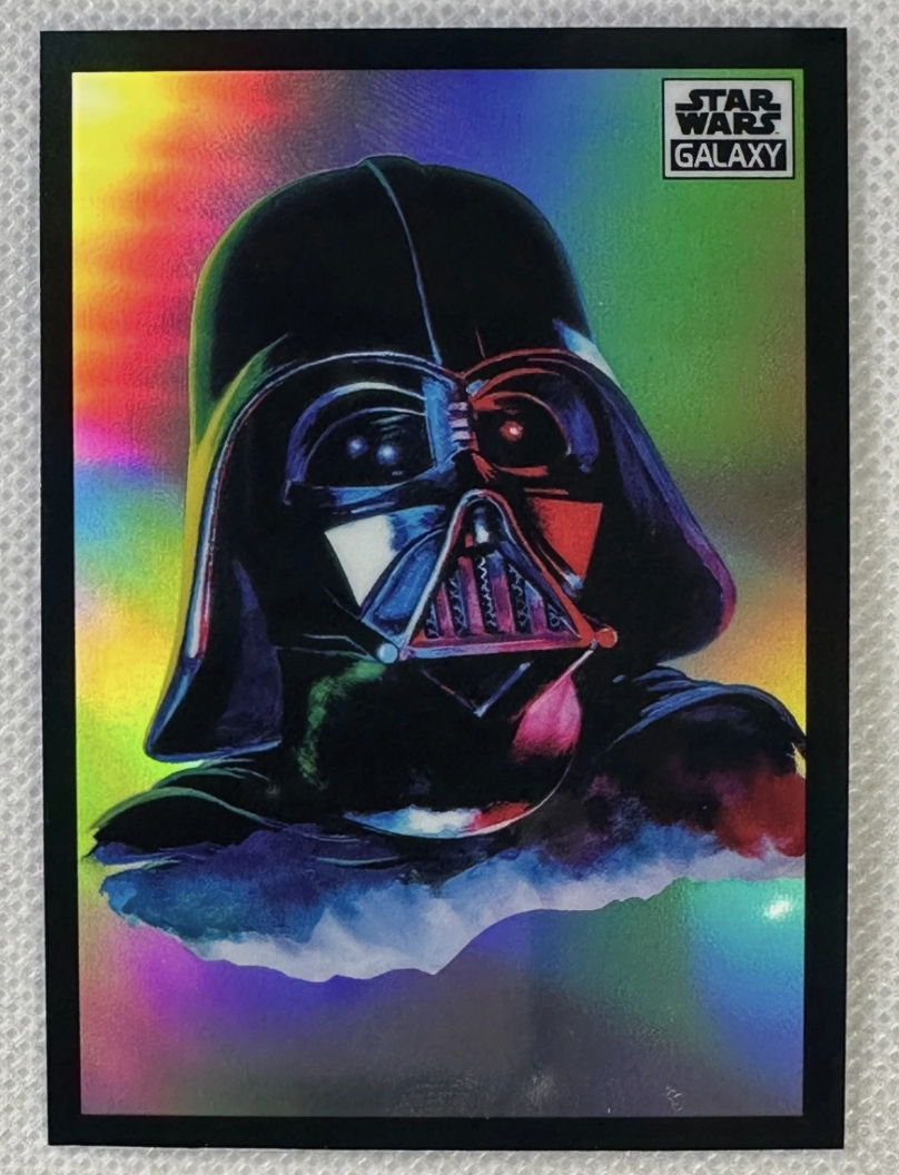 modern star wars darth vader chrome card
