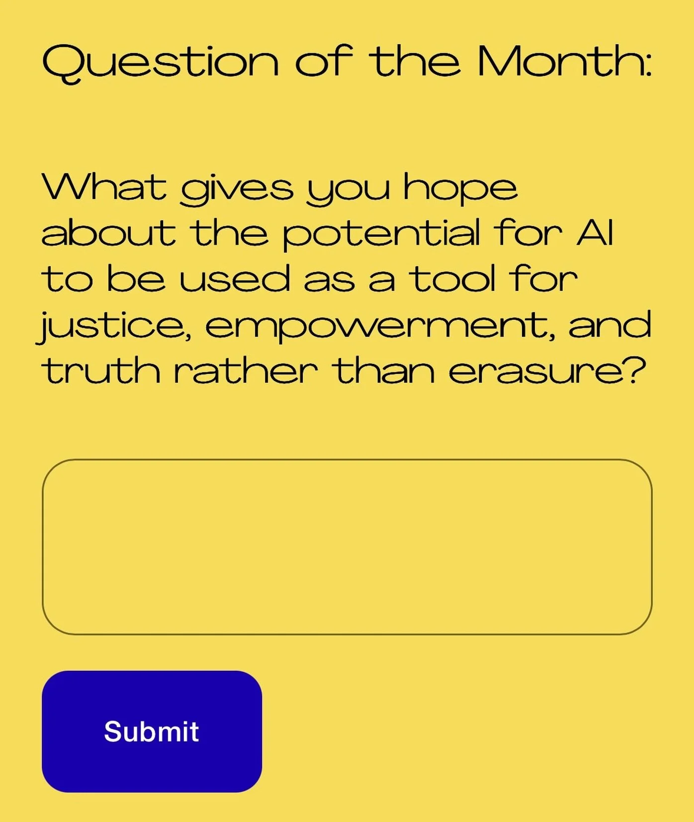 Hey Love One&rsquo;s: Check out the QOTM 

Feel free to comment, DM, or anonymously submit on our website. I look forward to being in community with you all soon. Until then, I hope you are taking care of your mind, body, &amp; spirit. 

Love overflo