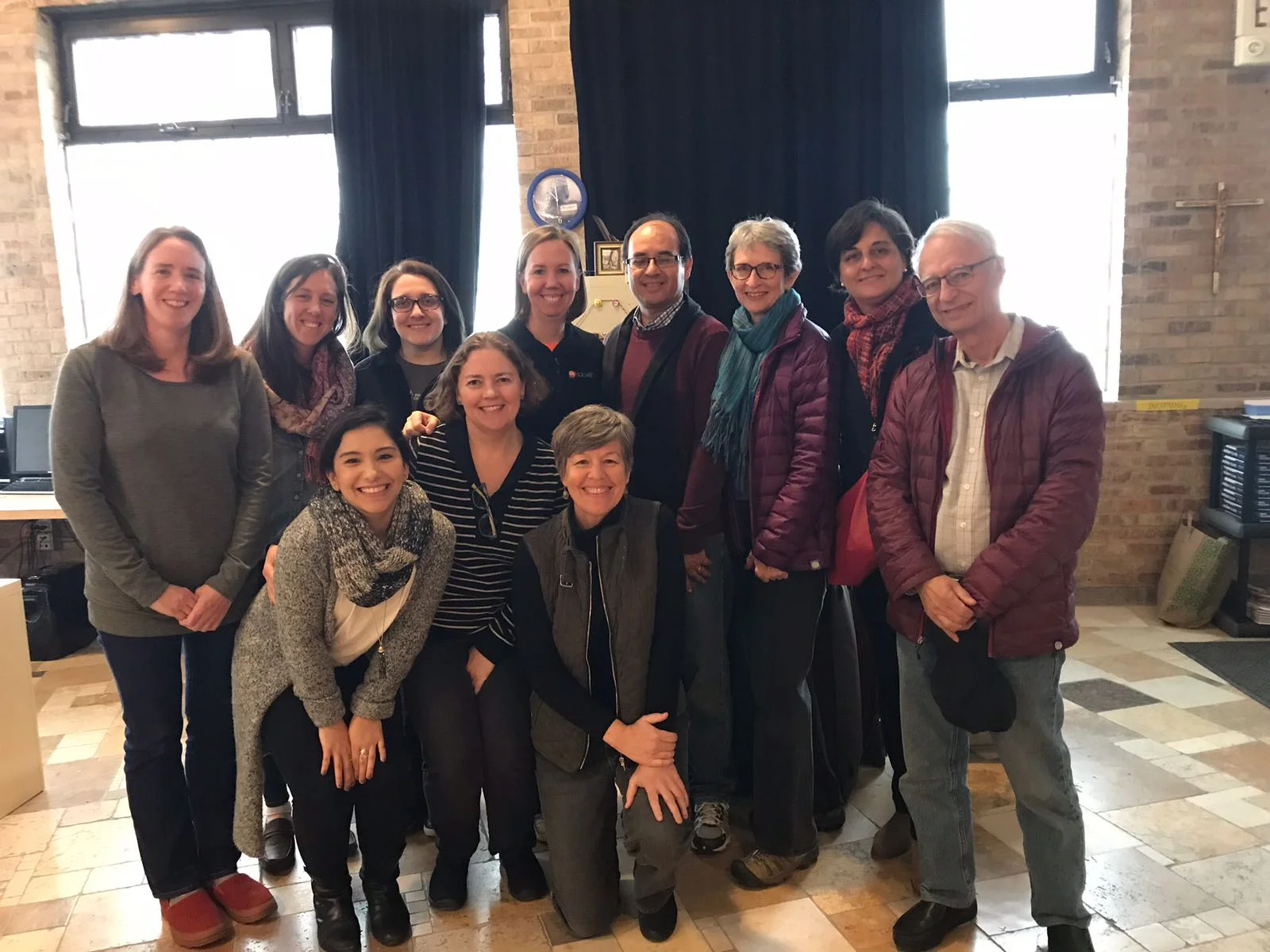  At Solidarity Bridge’s Evanston office 