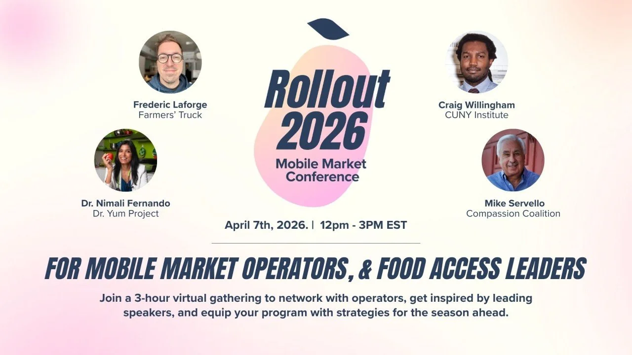 Poster promoting the Rollout virtual conference