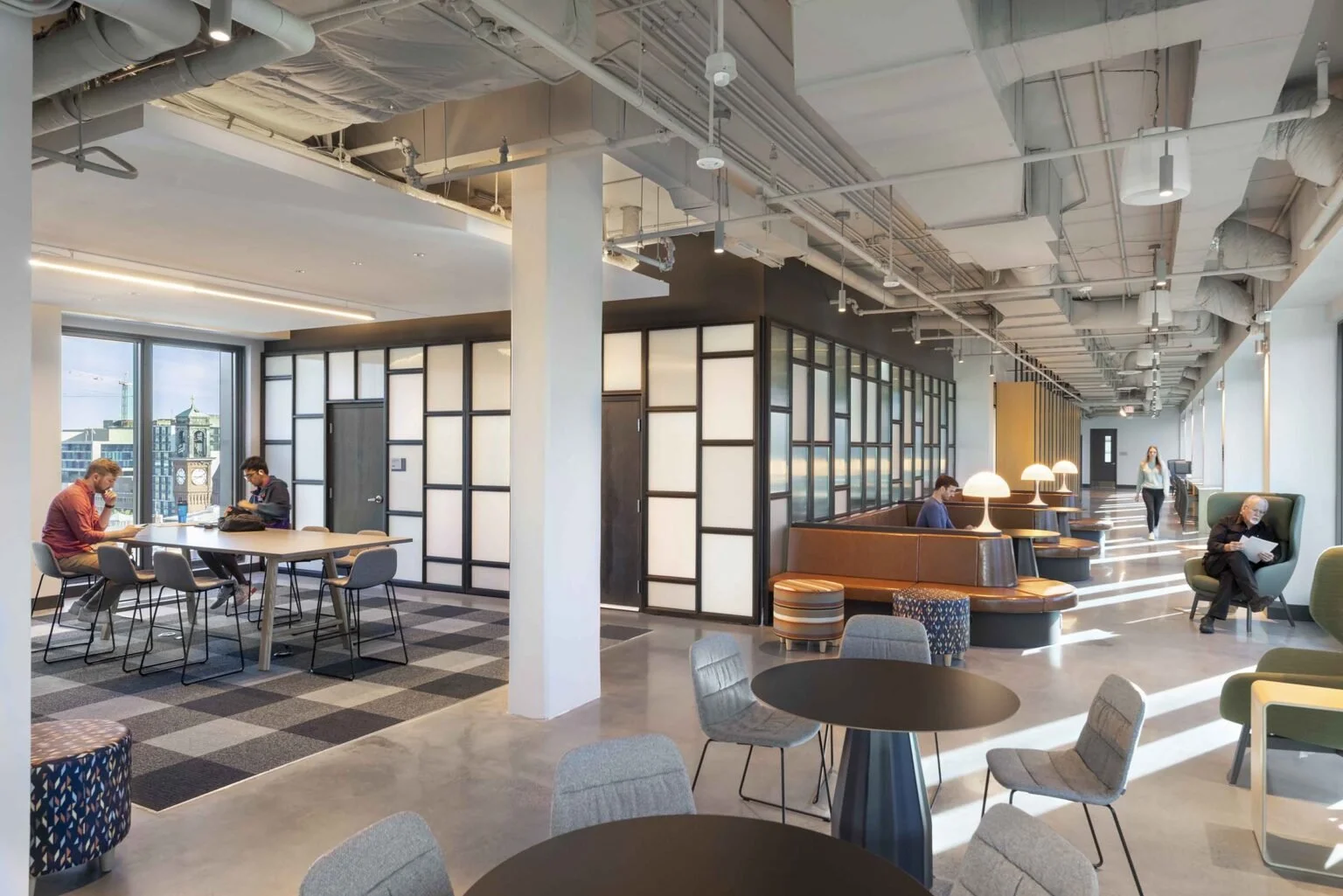 Commercial gut renovation construction site in NYC