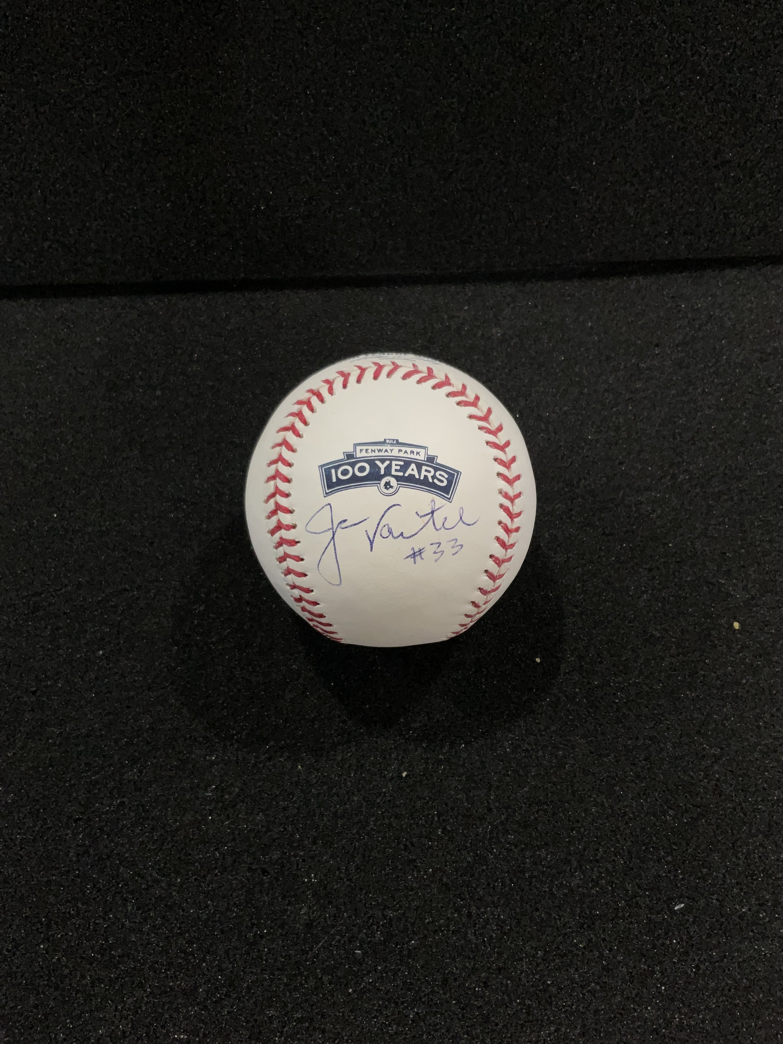 Jason Varitek #33 Autographed OMLB - MLB Authenticated