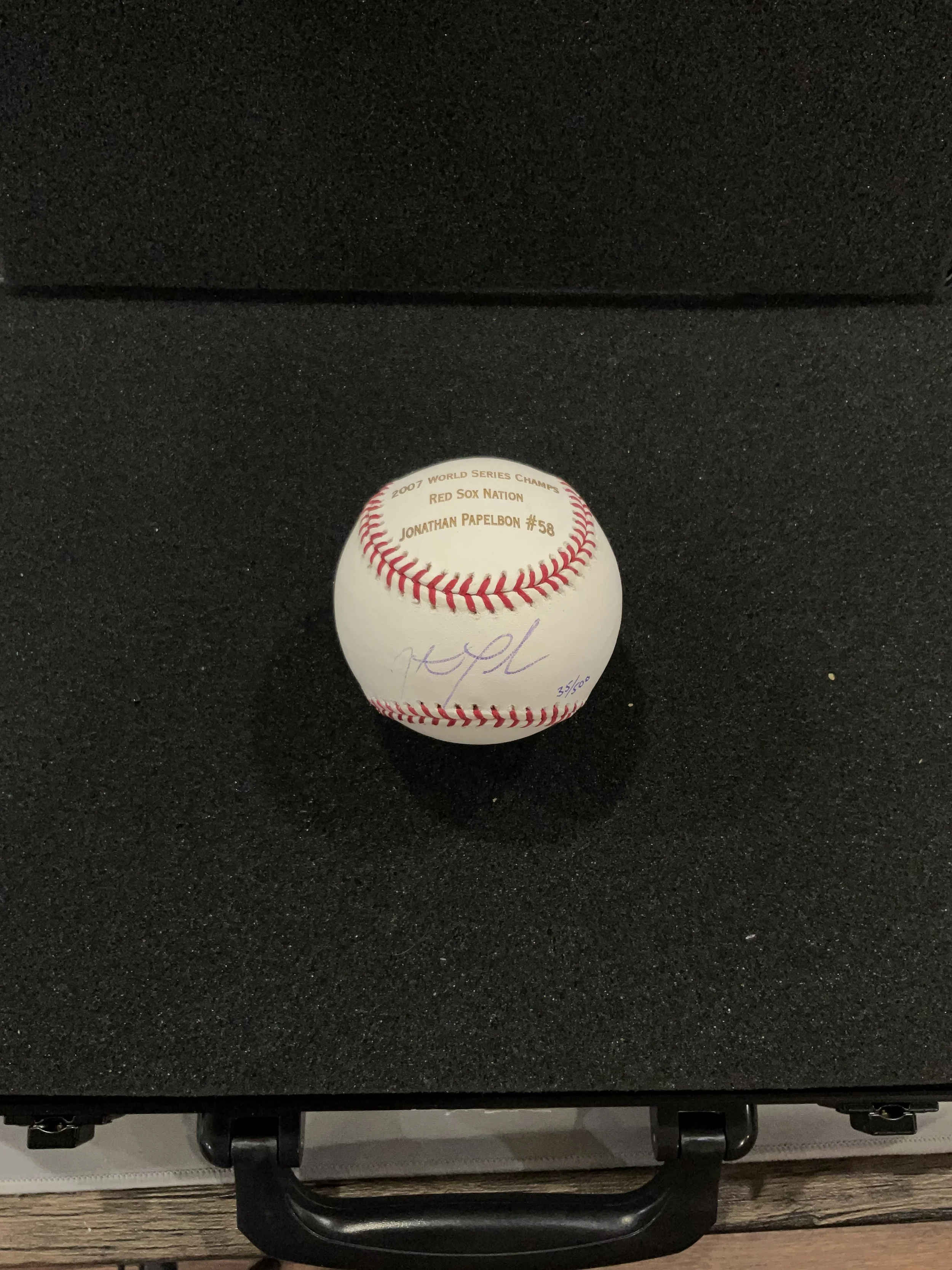 Jonathan Papelbon #58 Autographed OMLB - MLB Authenticated