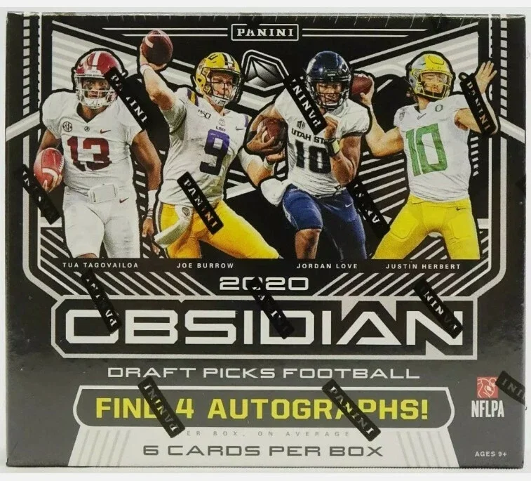 2020 Panini Obsidian Draft Picks FOTL First Off The Line Football Hobby Box
