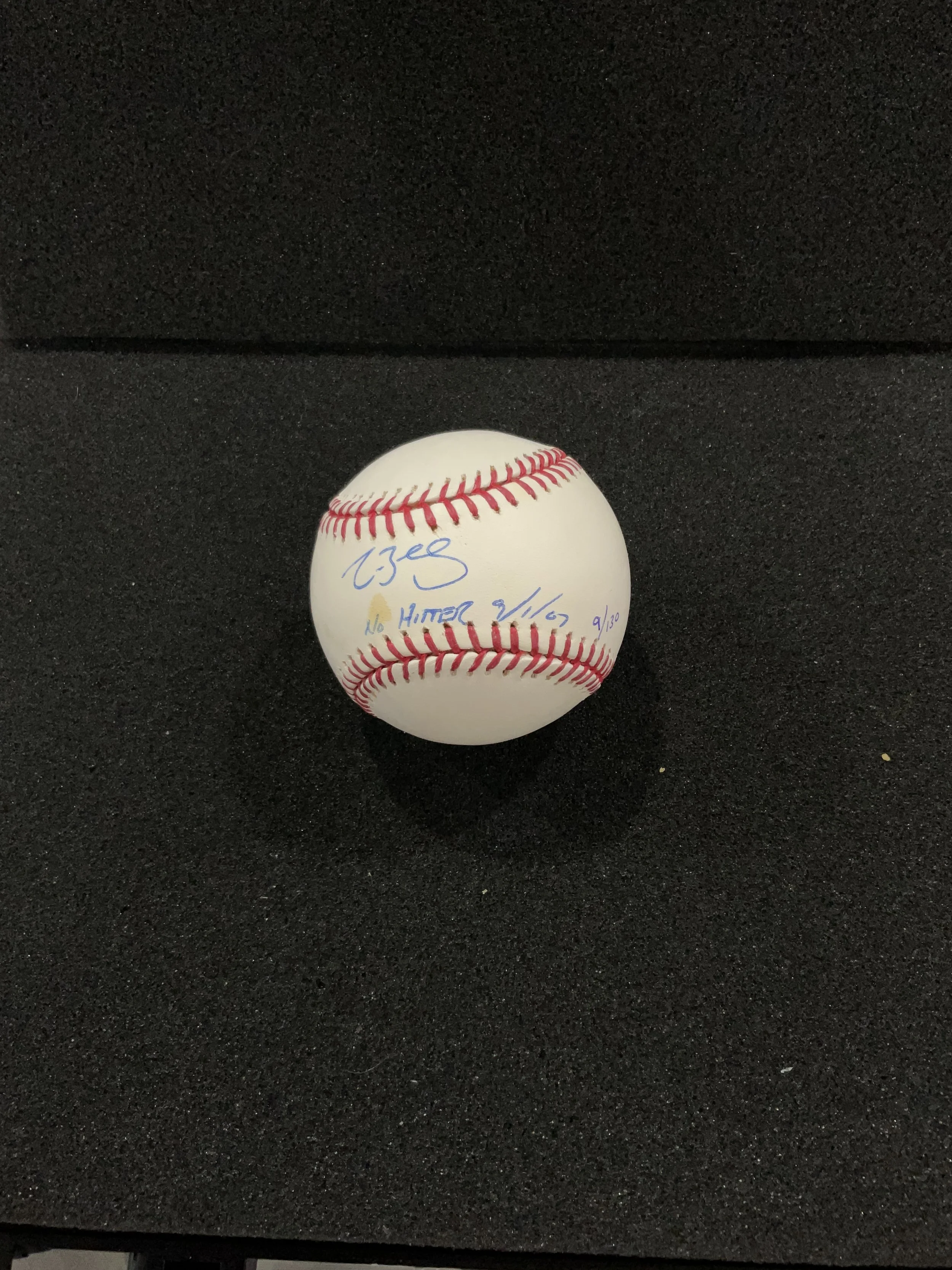 Clay Buccholz #61 Autographed OMLB - MLB Authenticated