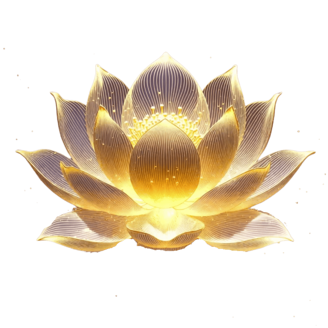 A golden lotus