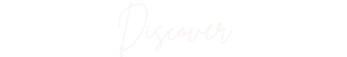 The word "Discover" in script
