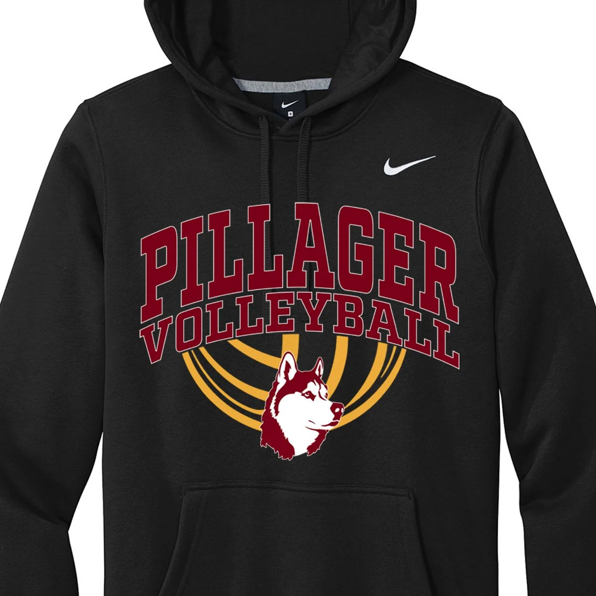 VB: Nike Hooded; Black