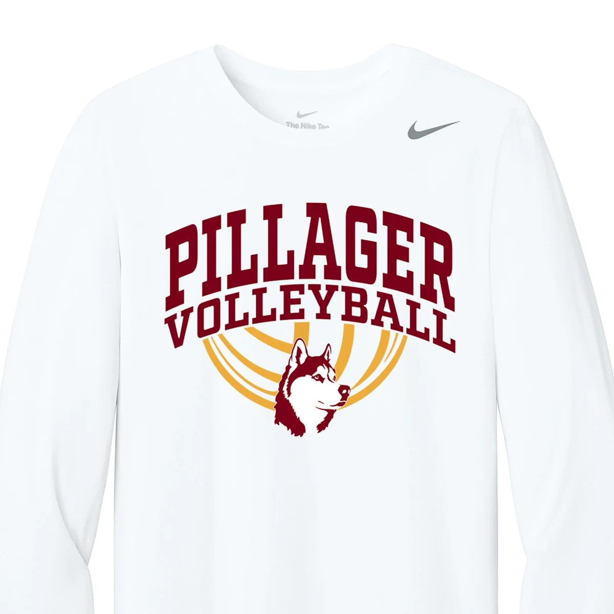 VB: Nike Team rLegend Long Sleeve Tee - White