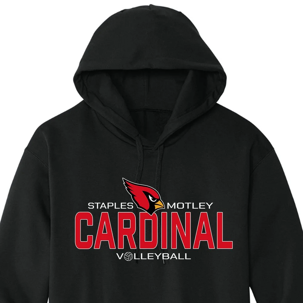 VB: Hooded Sweatshirt, Black (Adult + Youth)