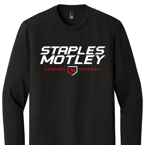 BASEBALL: Long Sleeve T-Shirt, Black