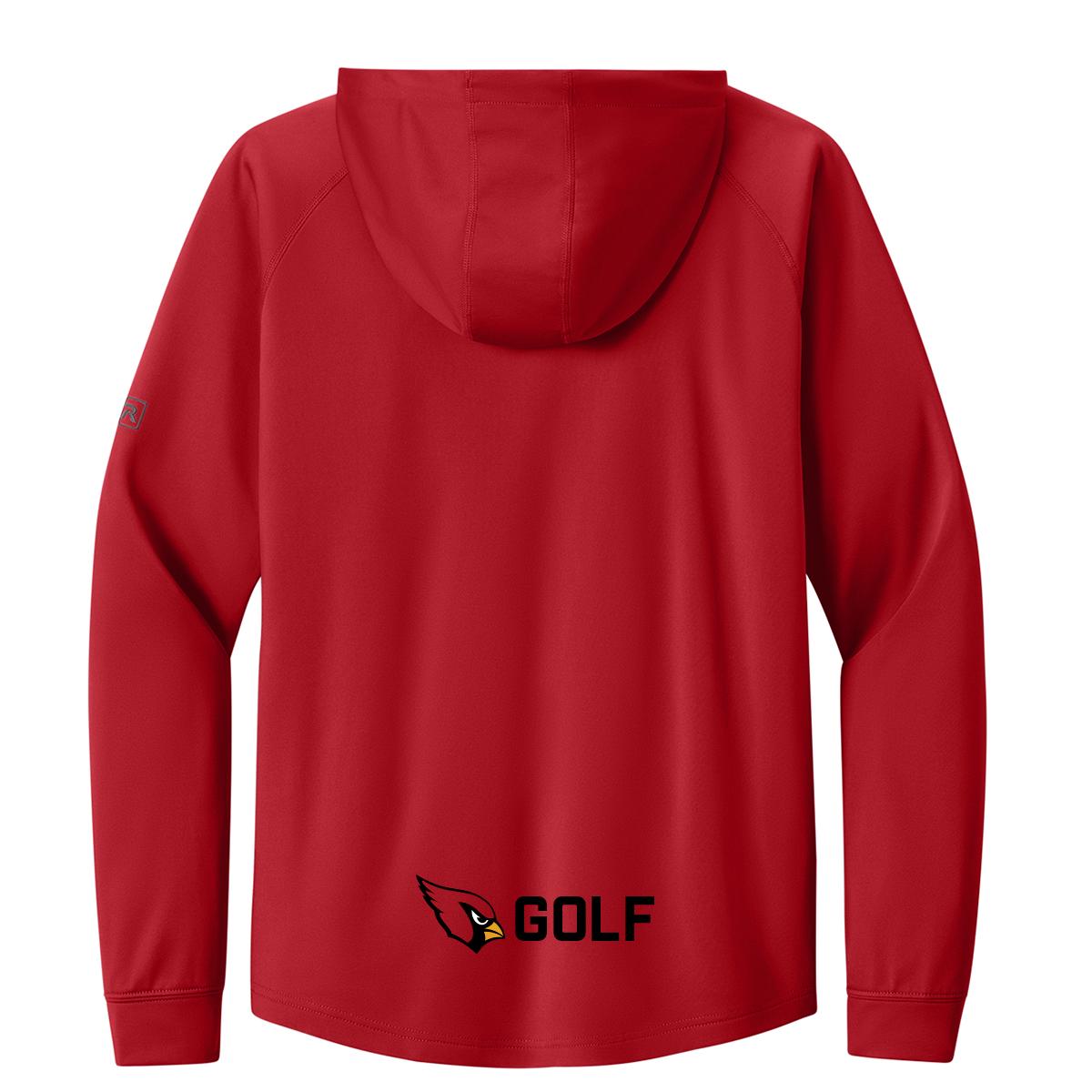 GOLF: Richardson  Long Sleeve Hoodie, Red