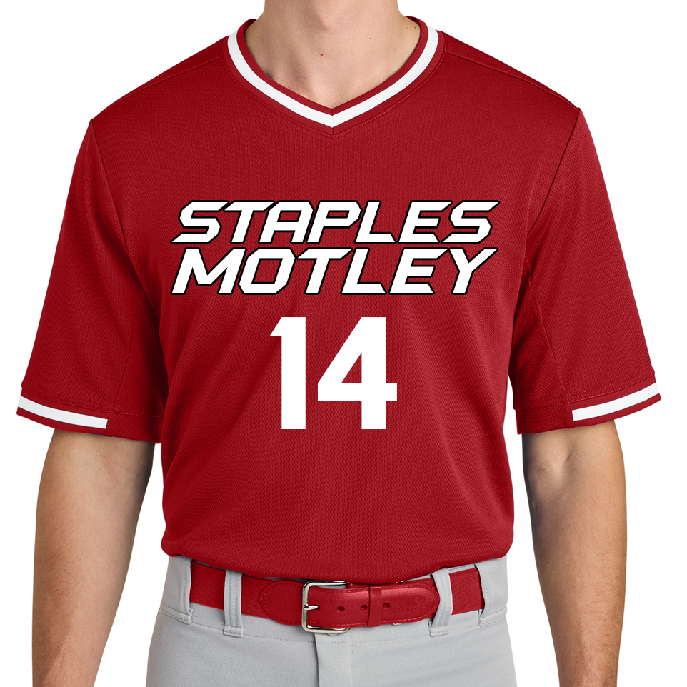 BASEBALL: Practice Jersey, Red