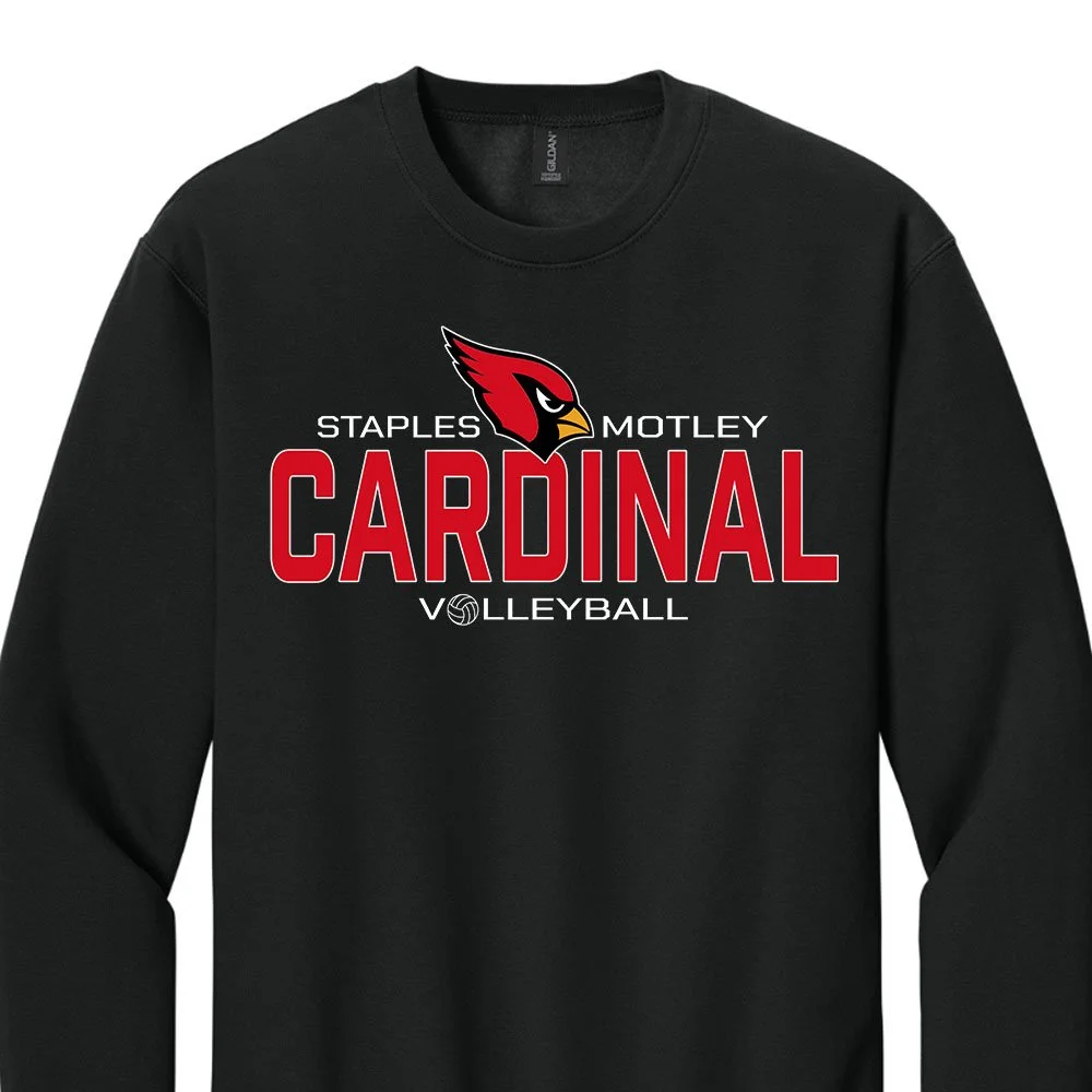 VB: Crewneck Sweatshirt, Black (Adult + Youth)