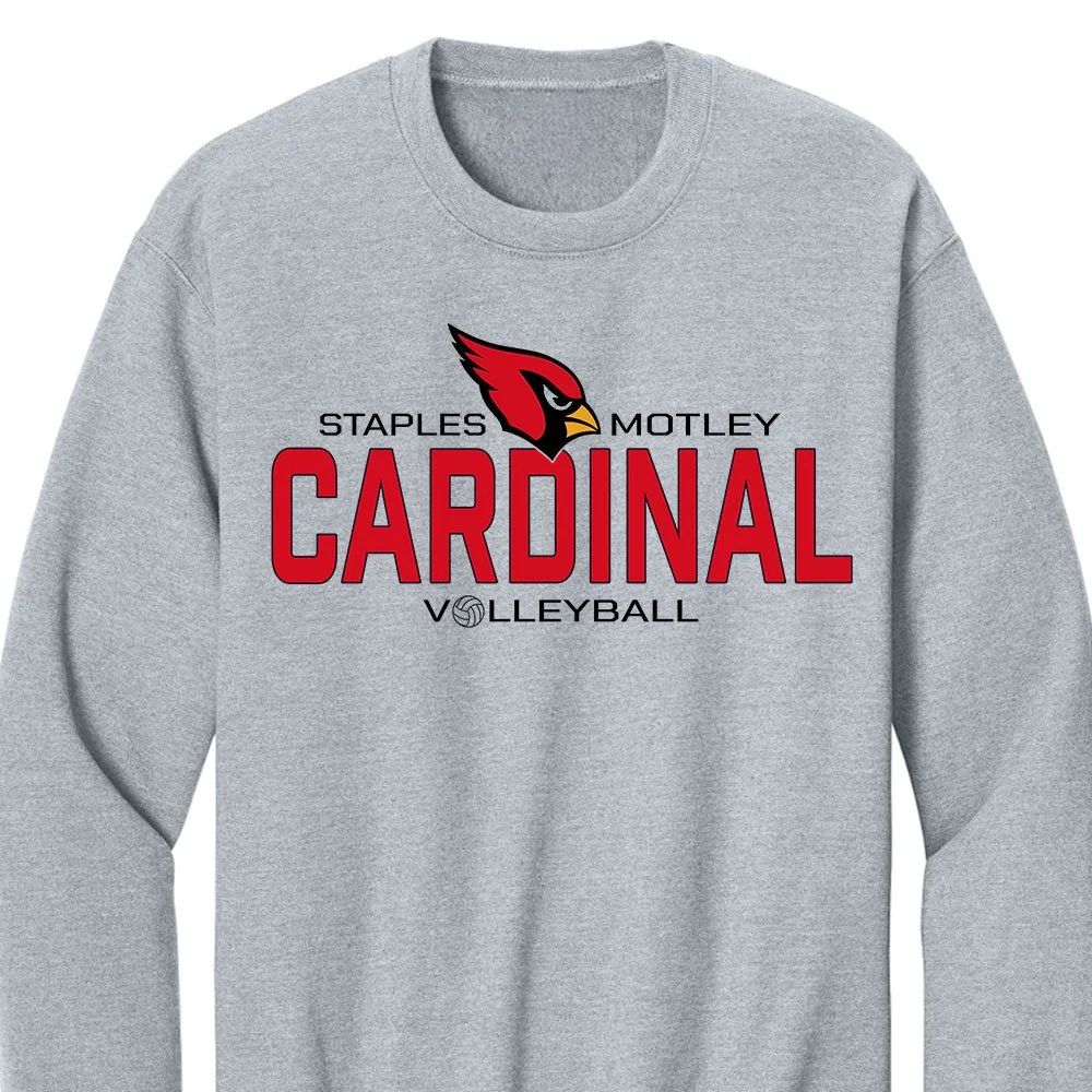 VB: Crewneck Sweatshirt, Gray (Adult + Youth)