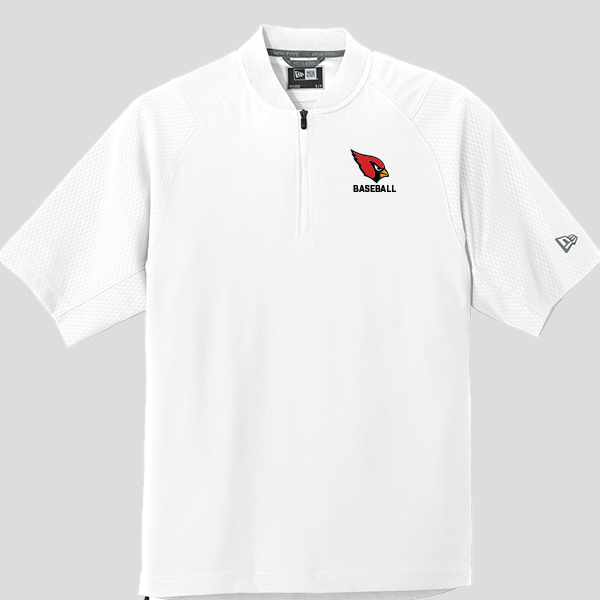 BASEBALL: Cage Jacket 1/4-Zip, White