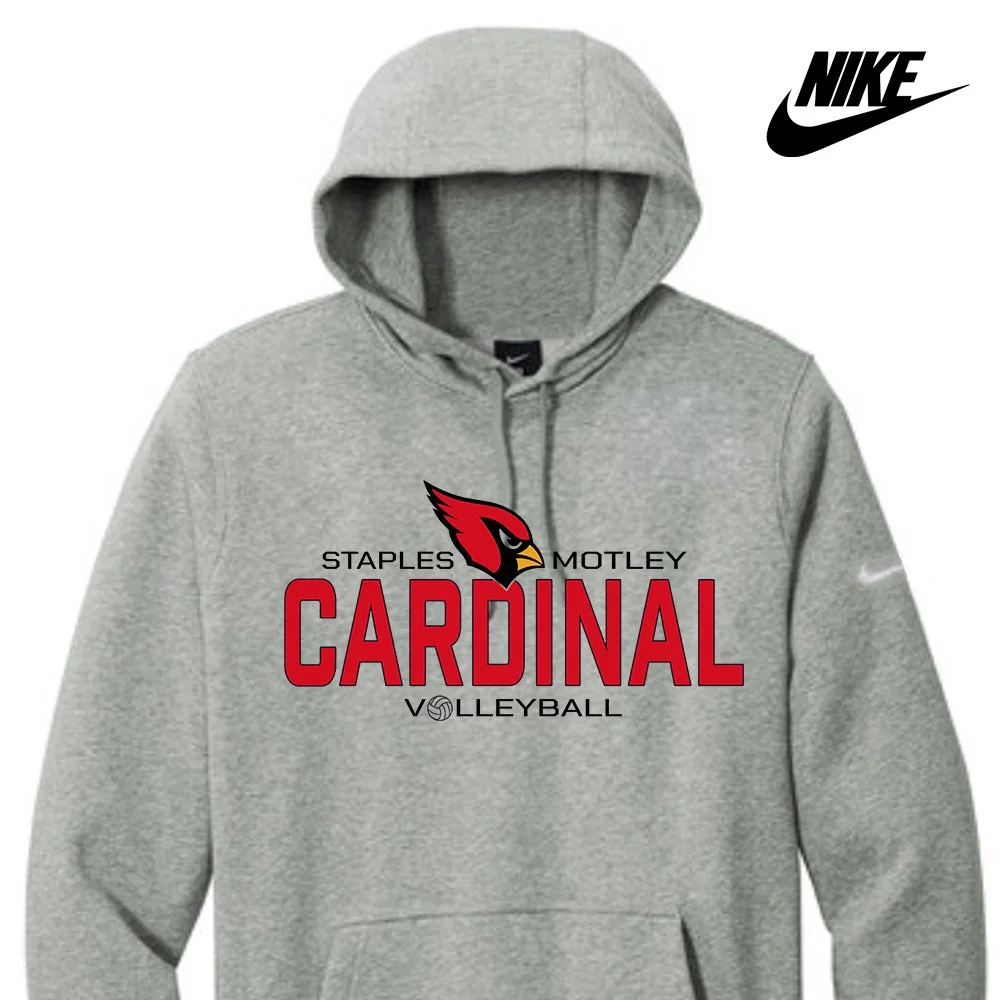 VB: Nike Hooded Sweatshirt, Gray