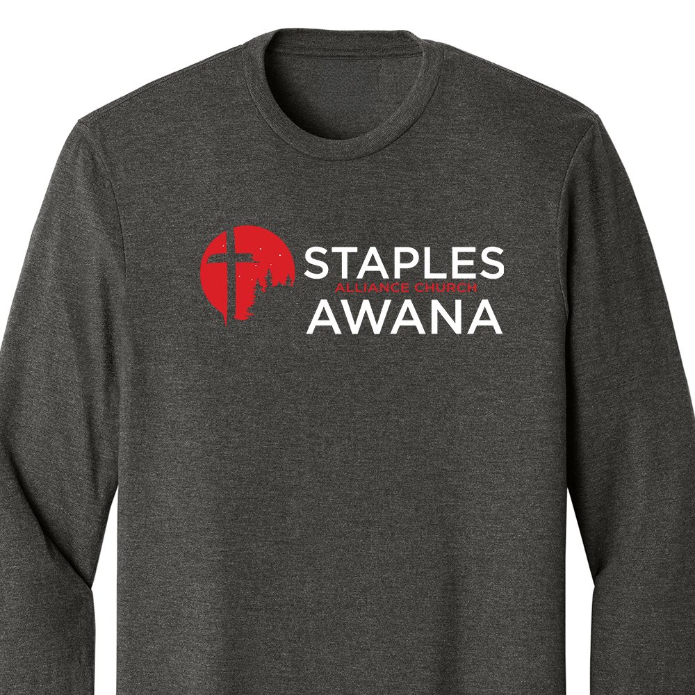 Awana: Long Sleeve T-Shirt, Dark Gray