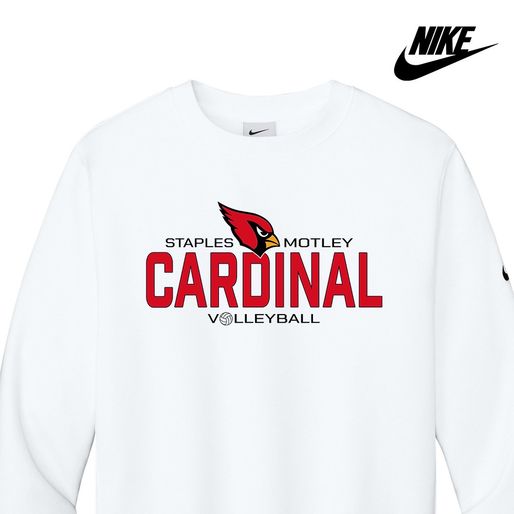 VB: Nike Crewneck Sweatshirt, White