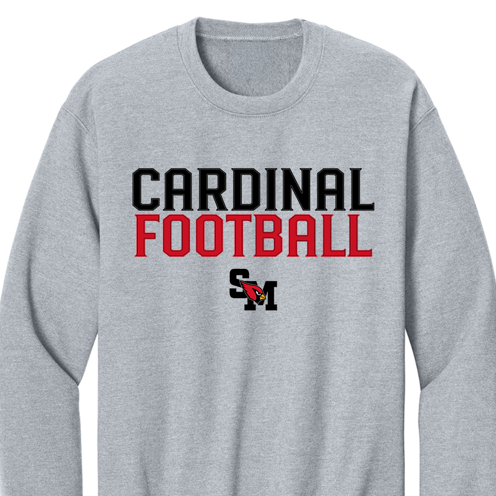 FB: Crewneck Sweatshirt, Gray (Adult + Youth)