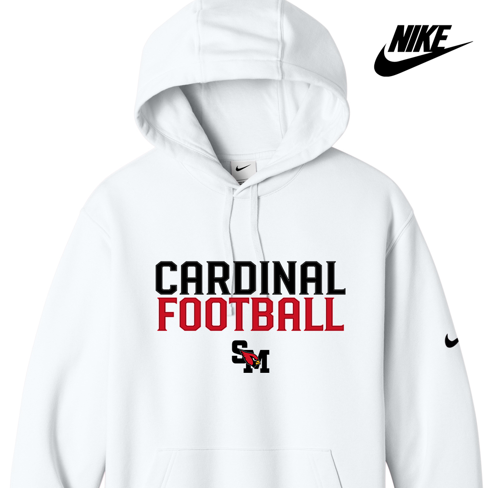 VB: Nike Hooded Sweatshirt, White