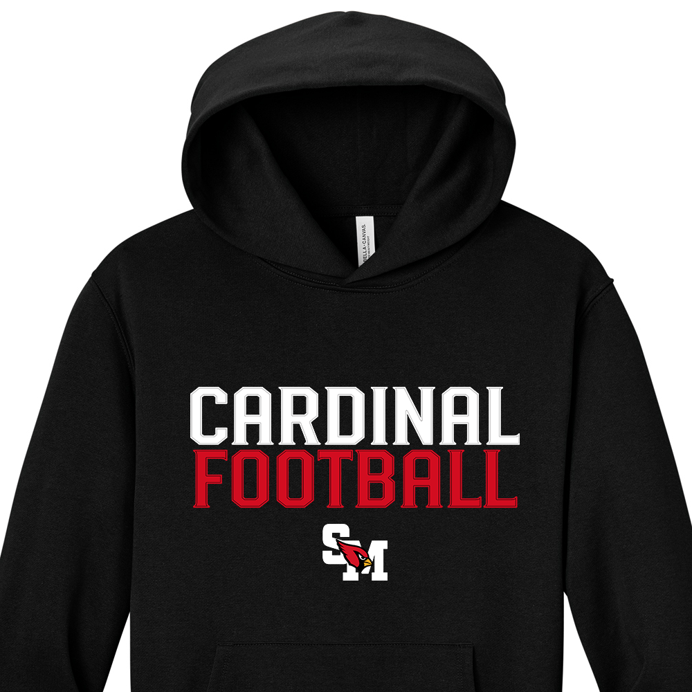 FB: Hooded Sweatshirt, Black (Adult + Youth)