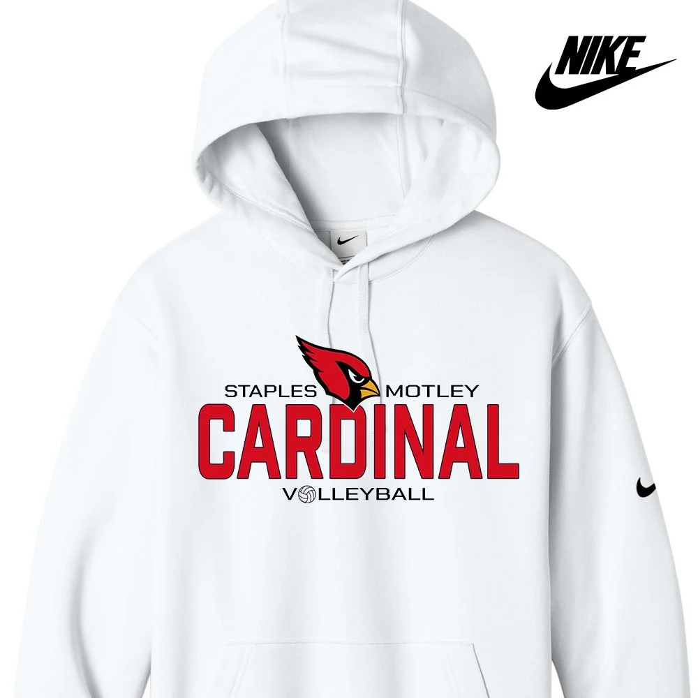 VB: Nike Hooded Sweatshirt, White