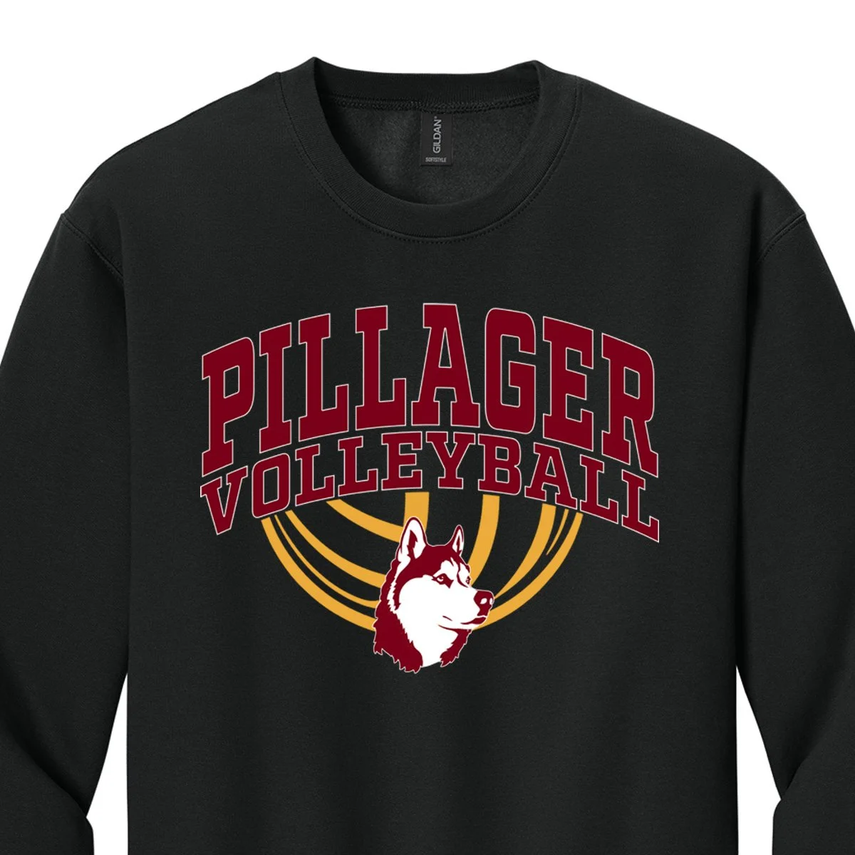 PVB: Gilden Crewneck Sweatshirt - Black (Adult + Youth)