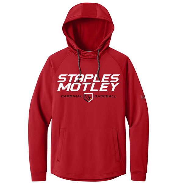 BASEBALL: Richardson  Long Sleeve Hoodie, Red