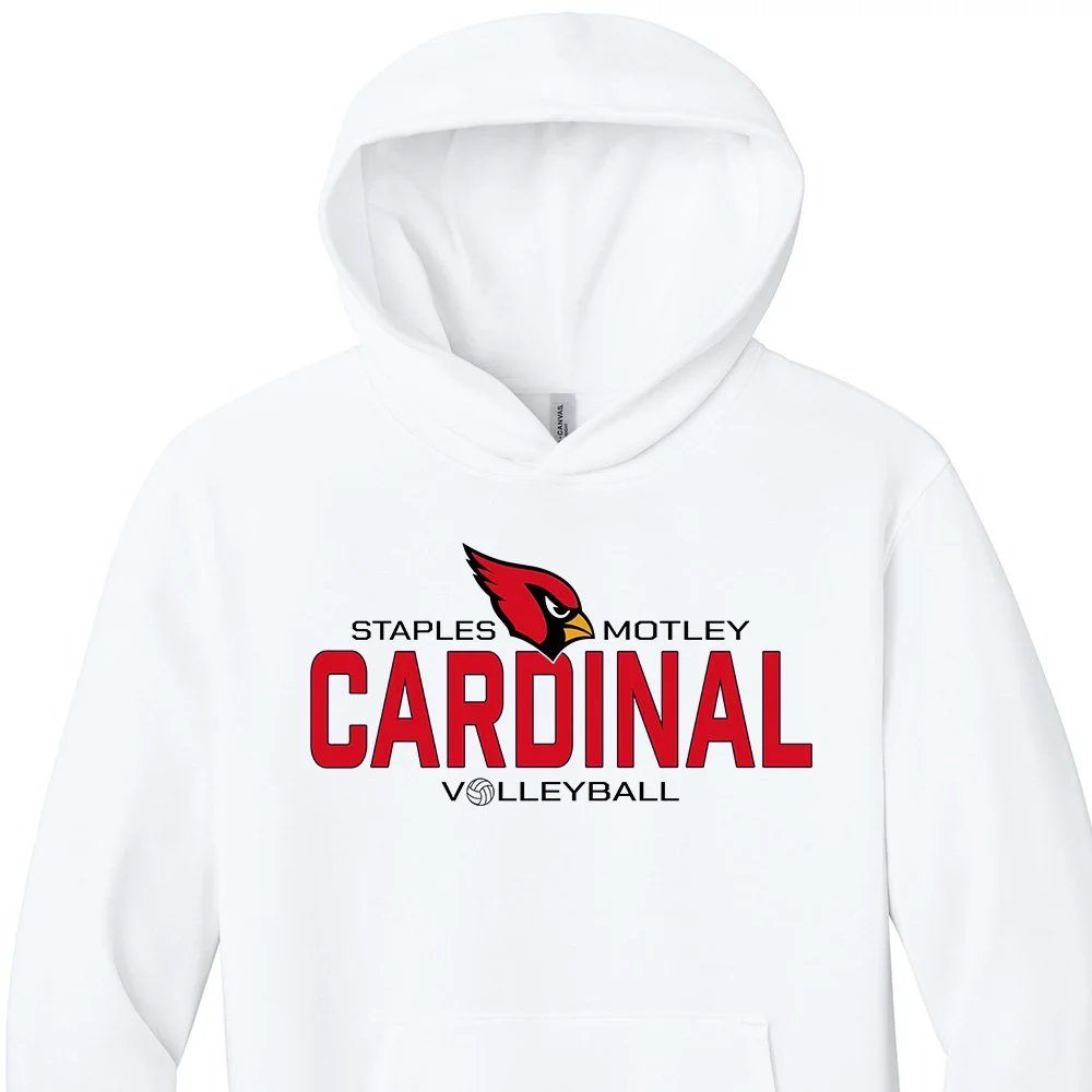 VB: Hooded Sweatshirt, White